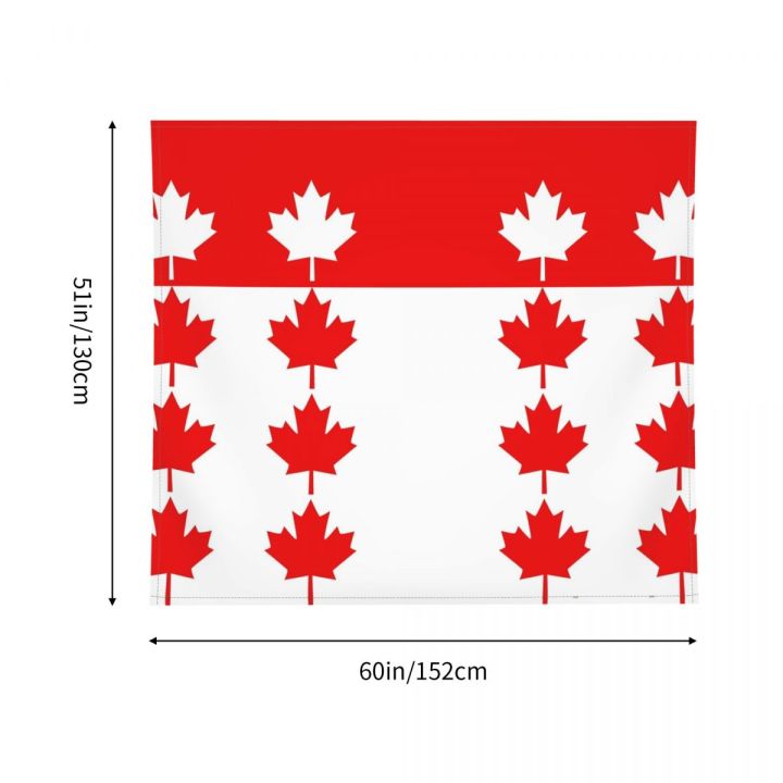 พรมผนังที่ได้รับแรงบันดาลใจจากธงชาติแคนาดาพรมคลาสสิกพิมพ์จิตรกรรมตกแต่ง-r333ที่แปลกใหม่ตลก