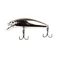 【lz】▪  Fixed Weight Fishing Lure Sinking Minnow Wobbler Armed 2 ganchos Shore Rock isca de truta Tackle 55mm 65g