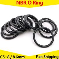 WD CS 8mm 8.6mm OD 50mm - 680mm Nitrile Butadiene Rubber NBR Sealing Ring Repair Skeleton Oil Seal Gasket O Ring Seal Washer