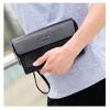 Ví bóp da bò cầm tay nam nữ cao cấp khóa số jeep buluo 23x14x6cm đen - nâu - ảnh sản phẩm 4