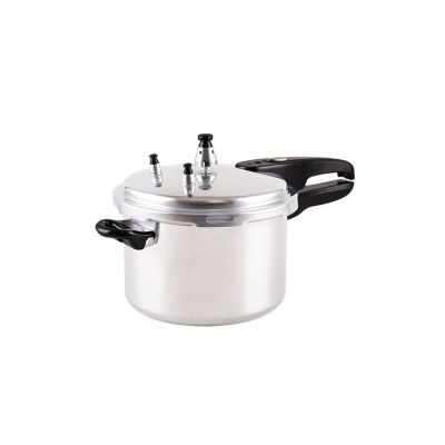 Pressure cooker, Aluminum, 5 Liter size 25.8x25.8x20cm.-  Silver