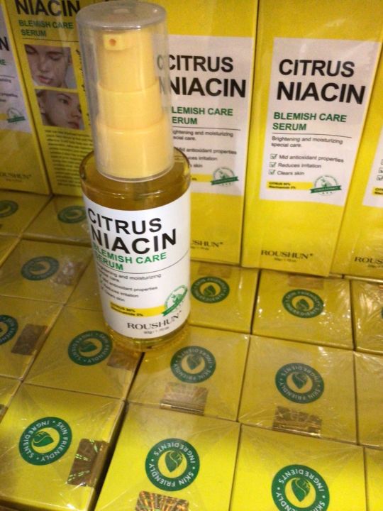 roushun-citrus-niacin-blemish-care-serum-50g-บำรุงหน้า-กระจ่างใส-ของแท้-พร้อมส่ง