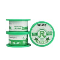 RELIFE Rl-440 441 Solder Wire Containing Rosin Core 0.3mm 0.4mm 0.5mm 0.6mm 183℃ Medium Temperature Active Tin Welding Tools