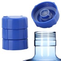 4Pc Barrelled Water Bottle Cover Reusable Anti Splash Non-Spill Water Bottles Seal Cap Plastic Screw Gallon Water Jug Outlet Lid