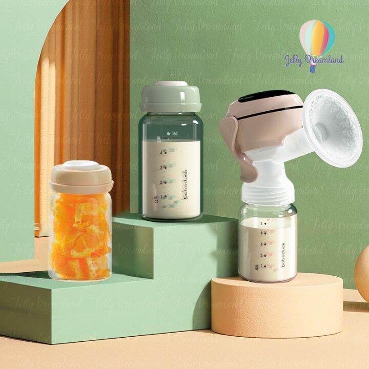 Boboduck Breastmilk Storage Bottle Wide Neck Feeding Bottle Baby Milk
