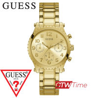 Guess GWEN HORLOGE นาฬิกาข้อมือผู้หญิง สายสแตนเลส รุ่น GW0035L2 (สีทอง)