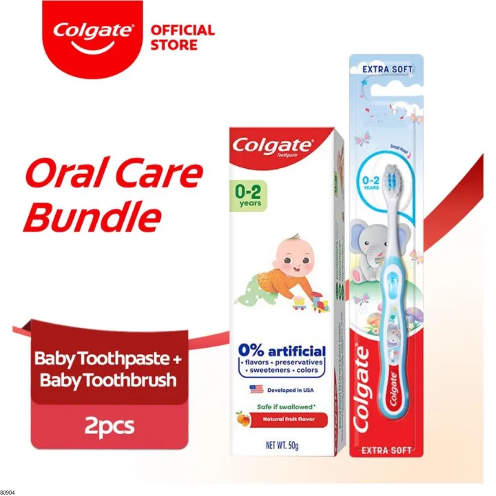 toothpaste dispenser Colgate Baby Oral Care Toothpaste and Toothbrush