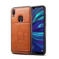 หรูหราR EtroหนังPUยืนกรณีสำหรับHuawei Y7 2019 Huawei Y7 นายกรัฐมนตรี 2019 หลายผู้ถือบัตรกระเป๋าสตางค์ปกCapa