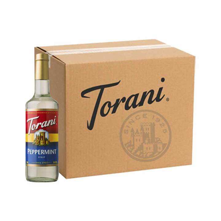 Torani Peppermint Syrup 750ml x 12 bottles Lazada PH