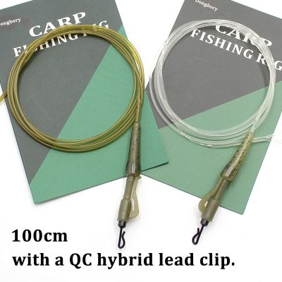 【CC】 100cm Carp Fishing Fluorocarbon Rig Swivels Group Accessories