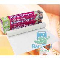 [10 ชิ้น] กระดาษไข BAKING PAPER กระดาษรองอบ กระดาษรองกันติด อุปกรณ์เบเกอรี่ ยาว 5เมตร และ10เมตร BT99.