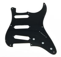 KAISH Single Black 1 Ply 8 Hole Vintage ST Pickguard Scratch Plate