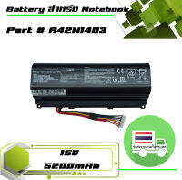 Asus battery เกรด OEM สำหรับรุ่น ROG G751 G751J G751JM G751JT G751JY GFX71JT GFX71JY , Part # A42N1403