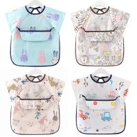 （0-3 Years）Waterproof Infant Eating Children Drawing Sleeveless Baby Bandana Bibs Cute Baby Bibs Soft Cotton Baby Bib