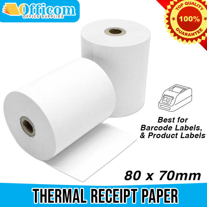 Thermal Receipt Paper 80 x 70mm Size Cash Register Paper for Thermal Receipt Printer