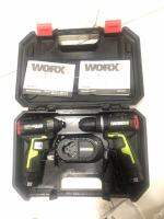 WU131 Combi WORX + WU132มอเตอร์ไร้แปรงถ่าน140N.M ไดร์เวอร์อิมแพ็คไร้สาย + แบตเตอรี่เครื่องมือเจาะ12V คุณภาพระดับพรีเมียมค่าผ่านทางไฟฟ้า