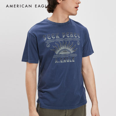 American Eagle Super Soft Graphic T-Shirt เสื้อยืด ผู้ชาย กราฟฟิค (NMTS 017-3028-400)