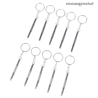 ⚙️[xinxiang] 10pcs Home แว่นตากันแดดแว่นตามือถือนาฬิกาซ่อมพวงกุญแจไขควงเครื่องมือ