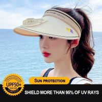 USBฤดูร้อน UV Protection หมวกกันน็อกหมวกกันน็อกผู้หญิงหมวกชายหาด 3ความเร็วพัดลมไฟฟ้าหมวกHoliday Sunshade จักรยานดวงอาทิตย์หมวก