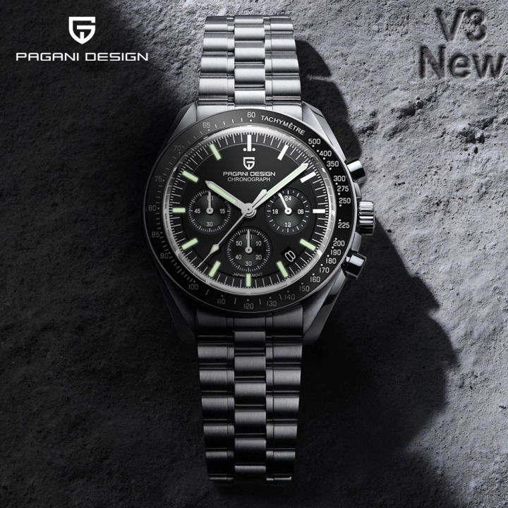 pagani-design-2022ใหม่นาฬิกาผู้ชายหรูหรานาฬิกาควอตซ์สำหรับชายอัตโนมัติวันที่ความเร็ว-chronograph-sapphire-mirror-นาฬิกาข้อมือ