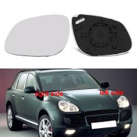 สำหรับ Porsche Cayenne 2002-2006อุปกรณ์เสริมรถยนต์กระจกมองหลังด้านนอกเลนส์ปีกประตู Cermin Kaca มองหลังพร้อมระบบทำความร้อน