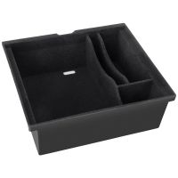 chenhuifang Tesla 3 Y Accessories Console Organizer Storage Tray-Felt Lined/Silicone 2021 2022 2023