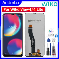 Ansimba หน้าจอเดิมสำหรับ Wiko View4/View4 Lite LCD หน้าจอ LCD หน้าจอสัมผัสแสดงชิ้นส่วนสำหรับ Wiko View4 View4 Lite จอสำรอง