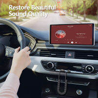 CABLETIME Bluetooth Receiver 5.1 AUX Audio 3.5mm Wireless Adapter for Hands-Free Car Amplifier Speaker Headphone C416