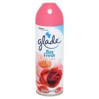 SuperSale63 เกลด 250 มล. Glade ผลิตภัณฑ์ปรับอากาศ ดูแลกลิ่นให้หอมในสภาพแวดล้อม เกลดไบเฟรชสเปรย์กลิ่นกุหลาบ 250 มล.