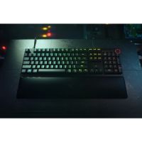 Razer Huntsman V2 - Optical Gaming Keyboard (Clicky Purple Switch) US Layout คีย์บอร์ดเกมมิ่ง ประกัน 2Y Black