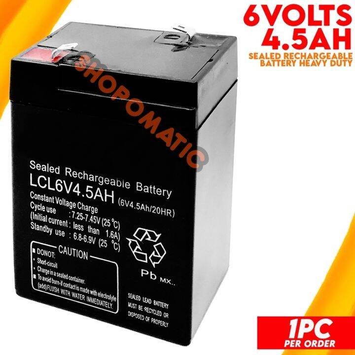 BATTERY 6V 4.5AH 6V 4.0AH for Emergency Light Toy Car ETC Panasonic