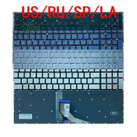 New US Russian Spanish Latin Laptop Backlit Keyboard For HP Pavilion 15-DA 15-CX 15-DB 15-DX 15-DR 250 G7 255 256 G7 Replacement