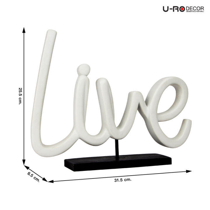 u-ro-decor-รุ่น-live-ไลฟ์-ประติมากรรมโพลีเรซิ่น-white-ขนาด-w-32-x-d-6-5-x-h-25-cm-ตกแต่ง-ของตกแต่ง-ของแต่งบ้าน-แต่งบ้าน-ตกแต่งโต๊ะ-decoration-home-home-decoration