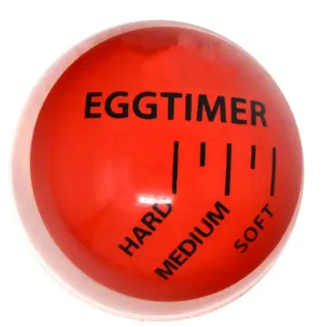 Egg Timer for Boiling Eggs Soft Hard Boiled Egg Timer Pro That Changes  Color When Done | No BPA & Safe (Red-3 Packs)