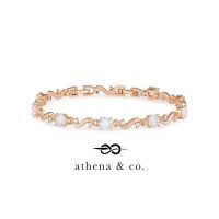 Athena Co. สร้อยข้อมือชุบทอง18K Vian