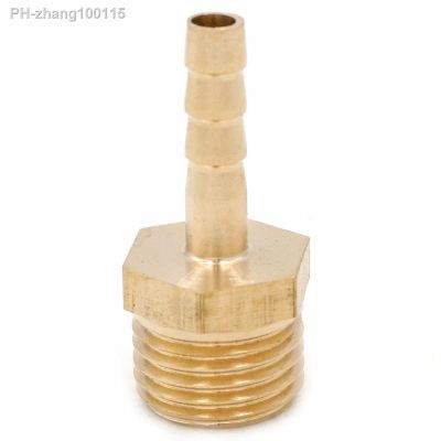 LOT 5 Hose Barb I/D 4mm x 1/4 quot; BSP Male Thread Brass Coupler Splicer Connector Fitting For Fuel Gas Water