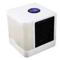 3 In 1 Portable LCD Air Cooler USB Personal 7สีไฟ LED เครื่องปรับอากาศ