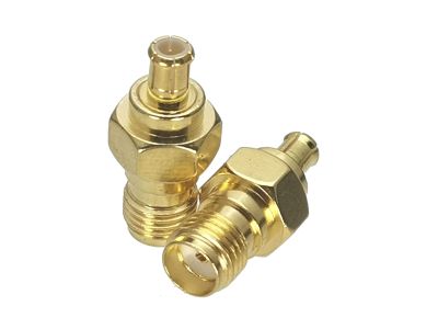 1Pcs Connector SMA Female Jack to MCX Male Plug RF Adapter Coaxial High Quanlity Electrical Connectors