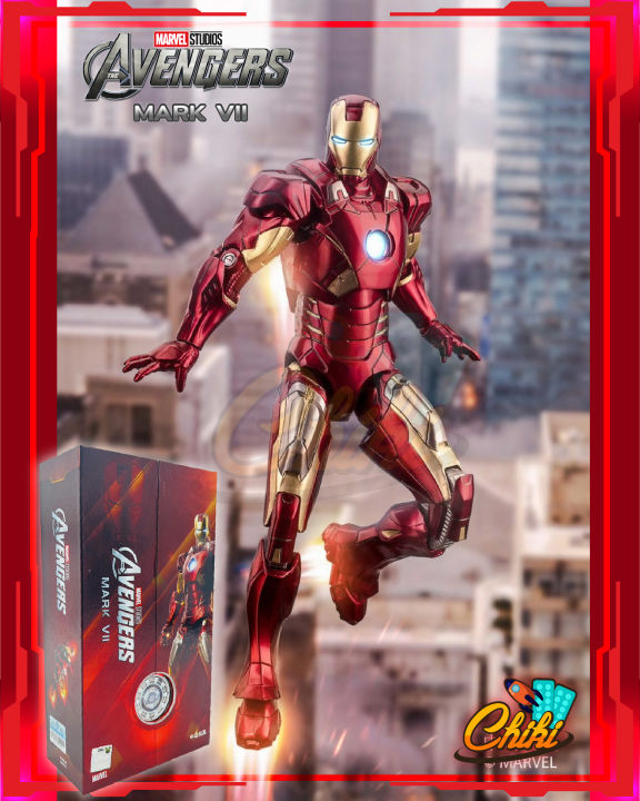 โมเดล-ไอรอนแมน-เวอร์ชั่น-2021-งานแซดดีทอย-model-iron-man-mark-7-pvc-figure-ฟิกเกอร์พีวีซี-สูง-18-ซม