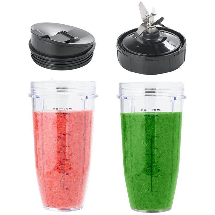 2-parts-24-oz-cups-with-lid-amp-extractor-blade-for-ninja-blender-auto-iq-bl480-bl482-bl642-nn102-bl682-bl450