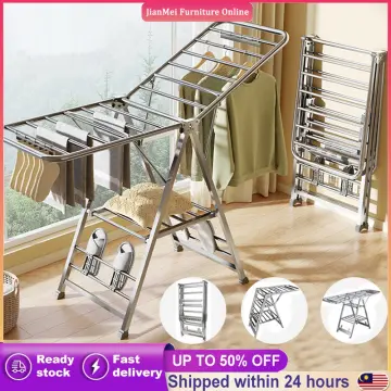 Retractable Clothes Drying Rack Wall Mounted Heavy Duty Laundry