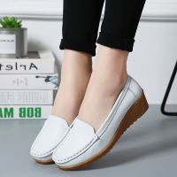 【Ready Stock35-41】Ten-color womens loafers, peas shoes, casual leather shoes, Loafers wanita Plus size