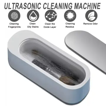 Portable Ultrasonic Cleaning Machine High Frequency Vibration Wash Cleaner  Remove Stains Jewelry Watch Glasses Washing Machine