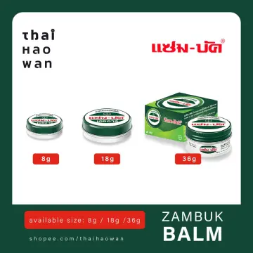 Zambuk 18g Herbal Ointment Itch Bruise Rash