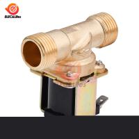 G1/2 39; 39; Brass Electric Solenoid Valve Normally Closed 12V 24V 220V Water Air Inlet Flow Switch for Solar Water Heater Valve