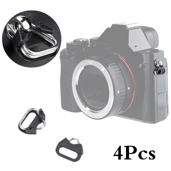 4pcs-belt-hook-camera-shoulder-strap-triangle-split-ring-replacement-for-fujifilm-sony-olympus-pentax-camera-buckle-accessories