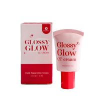 กันแดดผสมรองพื้น GLOSSY GLOW กันแดด CC เนื้อบาางเบา ซึมไว