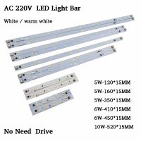 【▼Hot Sales▼】 zao063669 10ชิ้นไฟ Led Ac220v แท่งรางไฟ Led Driverless สำหรับ T5 T8หลอด5W 6W 10W 180-260V Smd5730 Led Pcb ความสว่างสูง