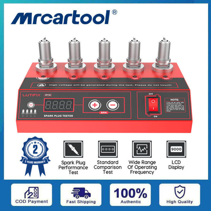 MRCARTOOL ST110 Spark Plug Tester Automotive Engine Ignition Plug