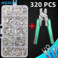 [HOT ZHKKZZLWWG 510] 320 PCS BoxCrimp Terminal และ PliersCold Pressed TerminalU Shaped O ShapedWire ConnectorBrass Plug-Semi-licing Terminal Kit